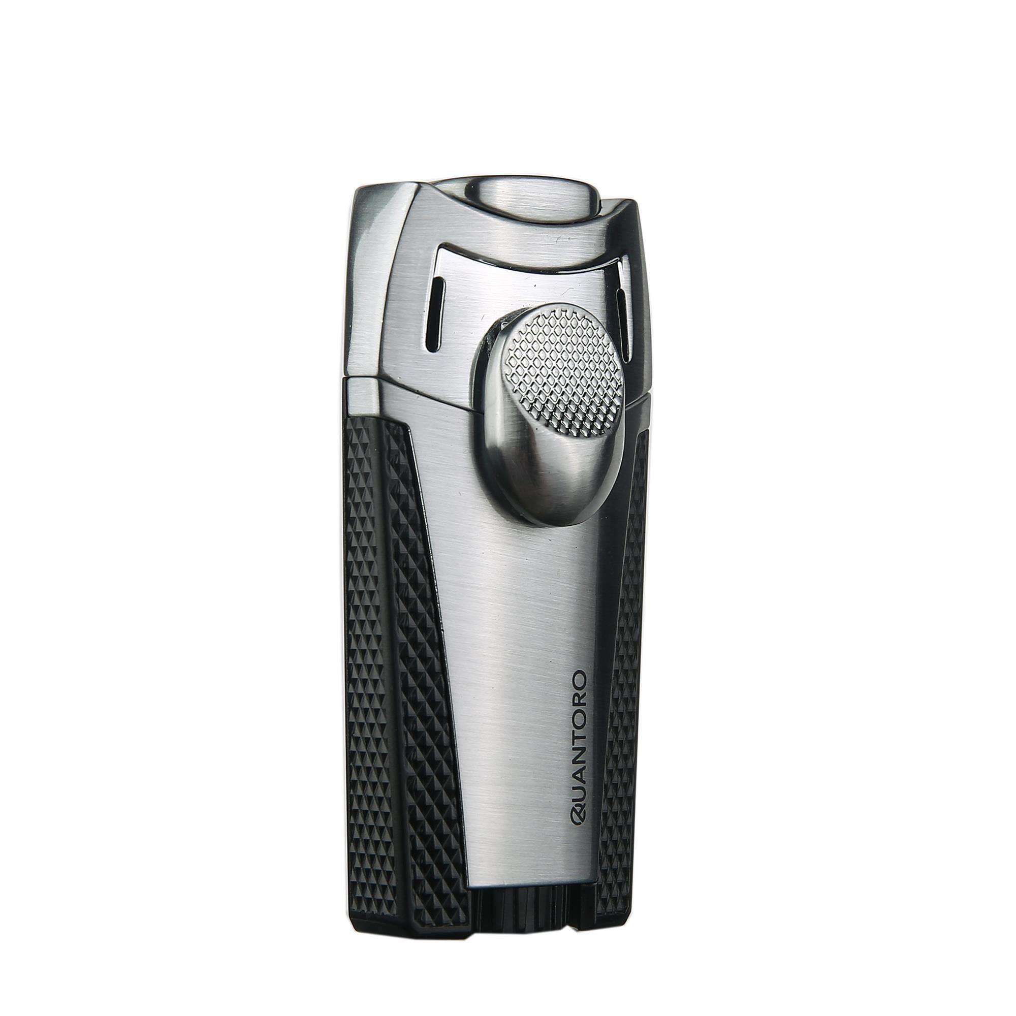 Quantoro 05-49 Çift Jet Alev Puro Çakmağı/Chrome