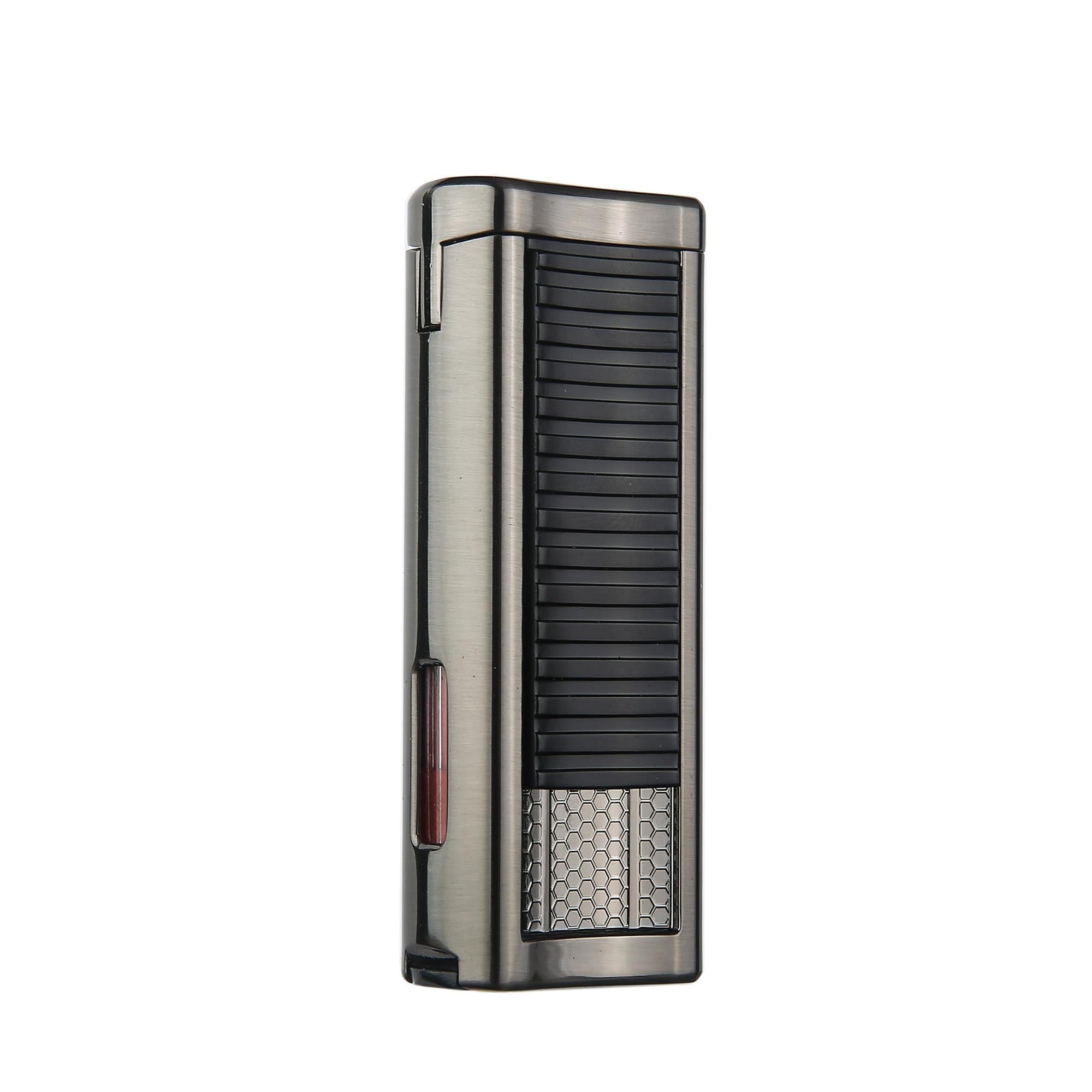 Quantoro 05-50 Delicili Çift Jet Alev Puro Çakmağı/Gunmetal