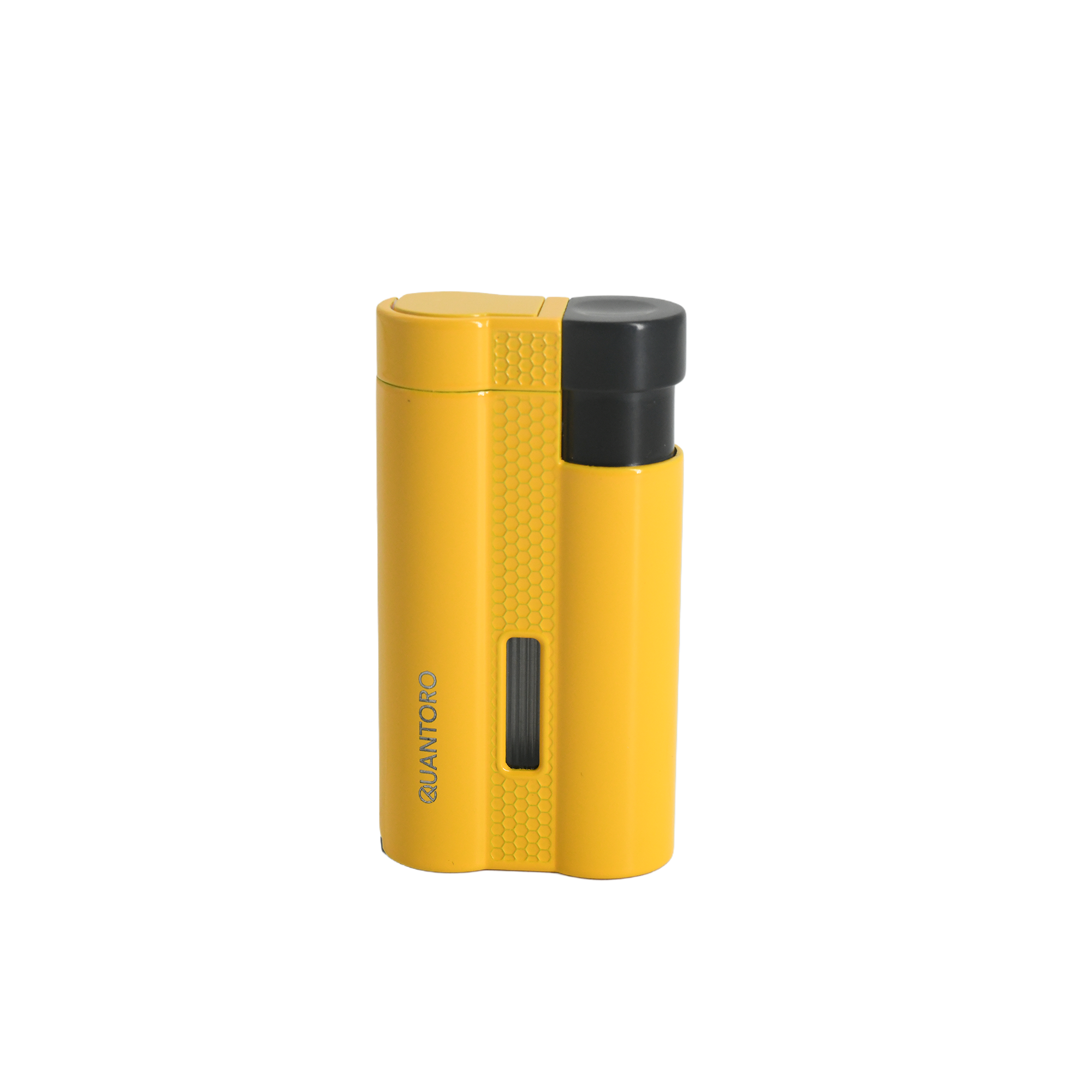 Quantoro 05-61 Puro Delicili Üç Jet Alev Puro Çakmağı/Black Yellow