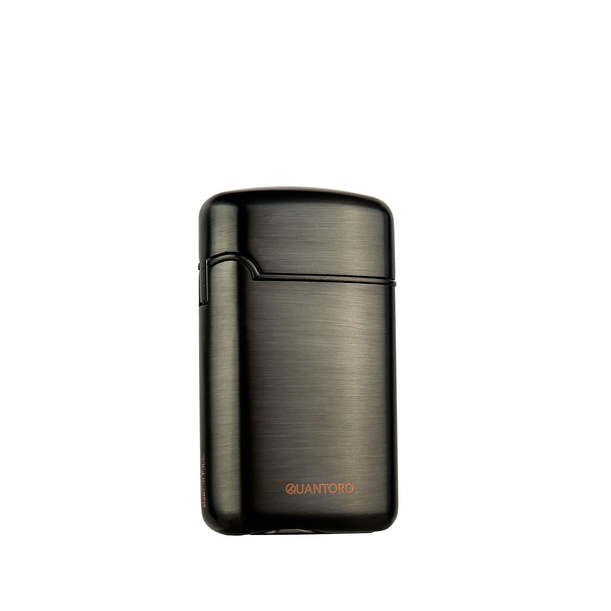 Quantoro Delicili Üçlü Jet Alev Gunmetal Puro Çakmağı 05-30 