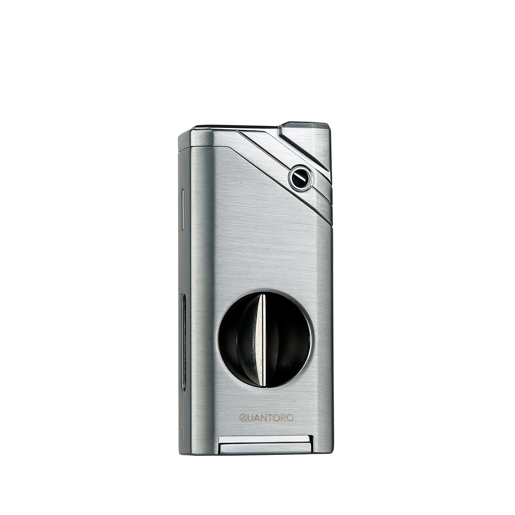 Quantoro Puro Kesicili Jet Alev Chrome Puro Çakmağı 05-37