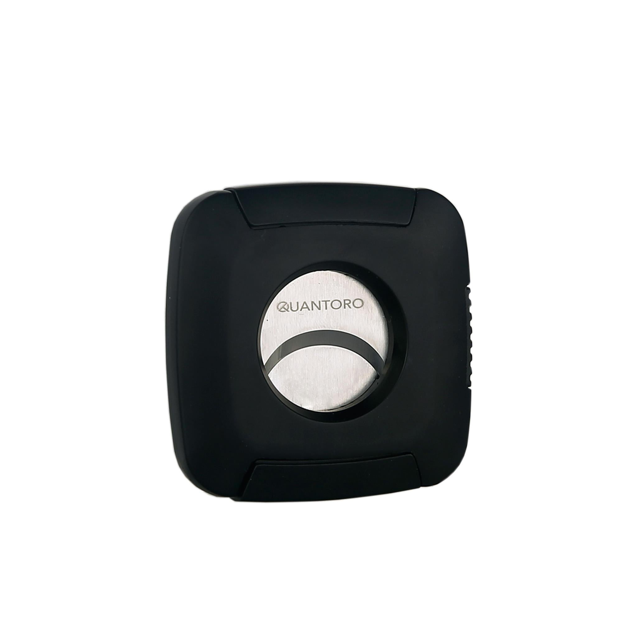 Quantoro QC-11 Kare Çift Bıçaklı Düz Kesim Puro Kesici/Black