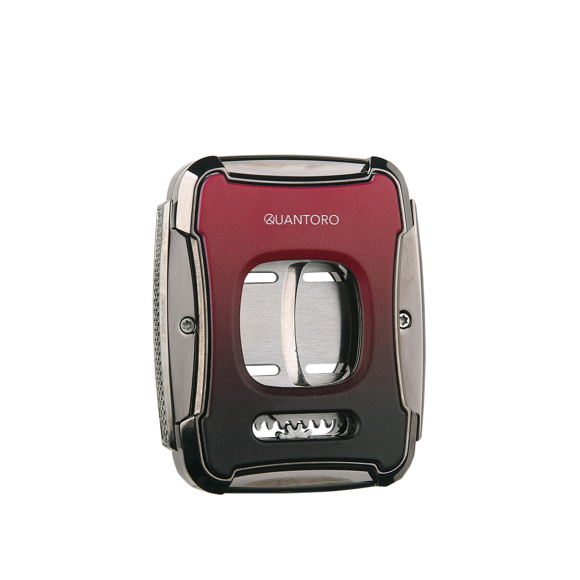 Quantoro QC-19 Metal Dikdörtgen Giyotin Puro Kesici / Red/Black