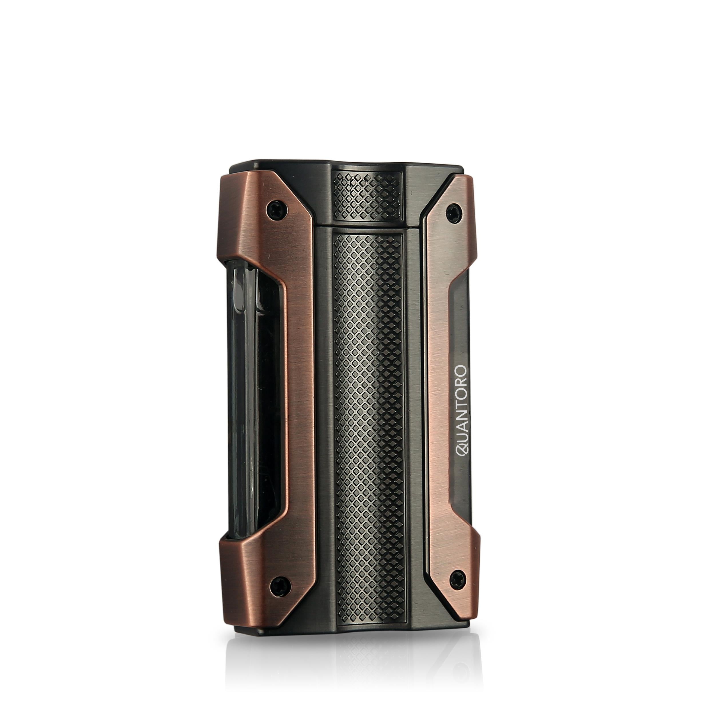 Quantoro Single Jet Alevli Puro Delicili Metal Puro Çakmağı Copper MGM 04-7