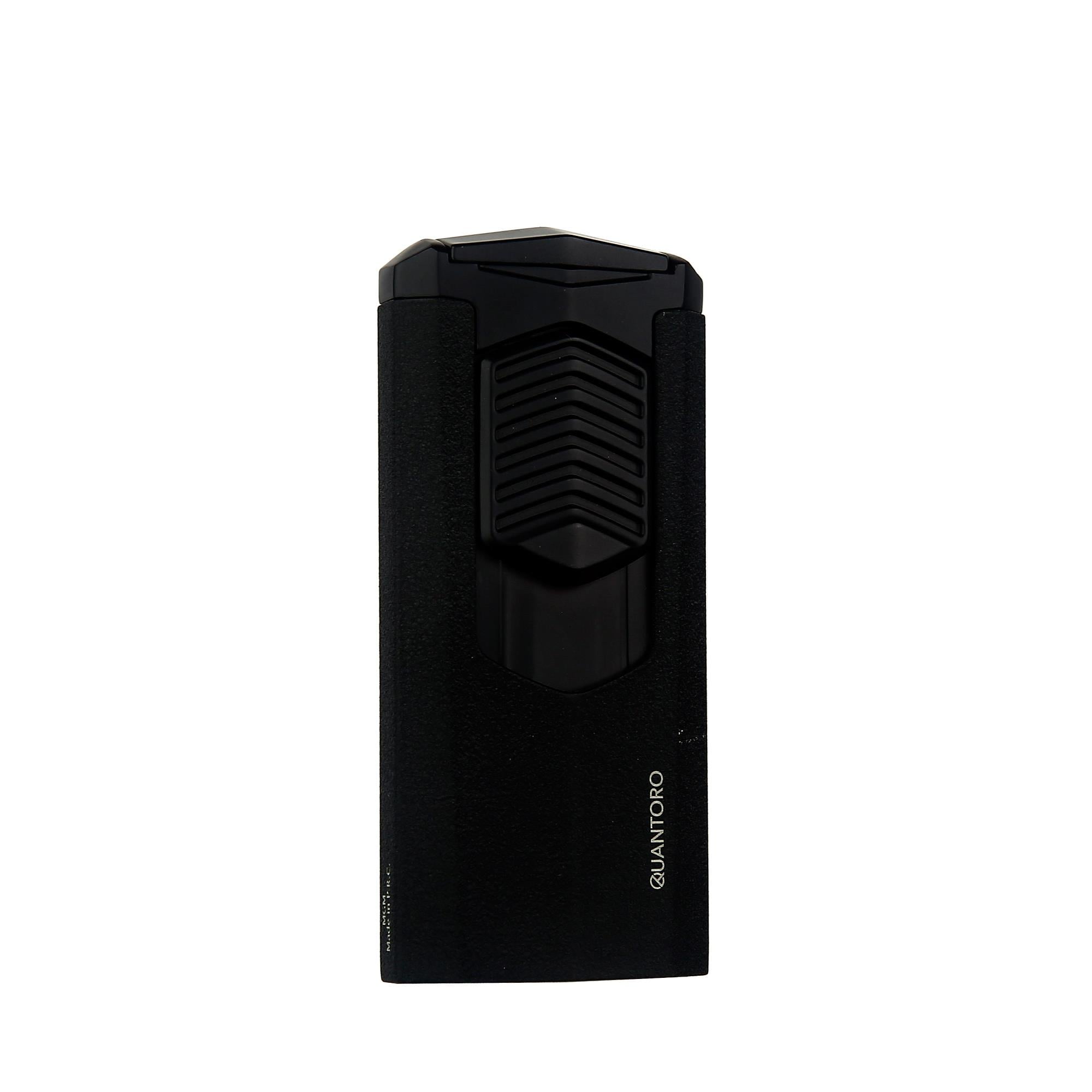 Quantoro Üçlü Jet Alev Puro Delicili Black Crackle Puro Çakmağı 05-41