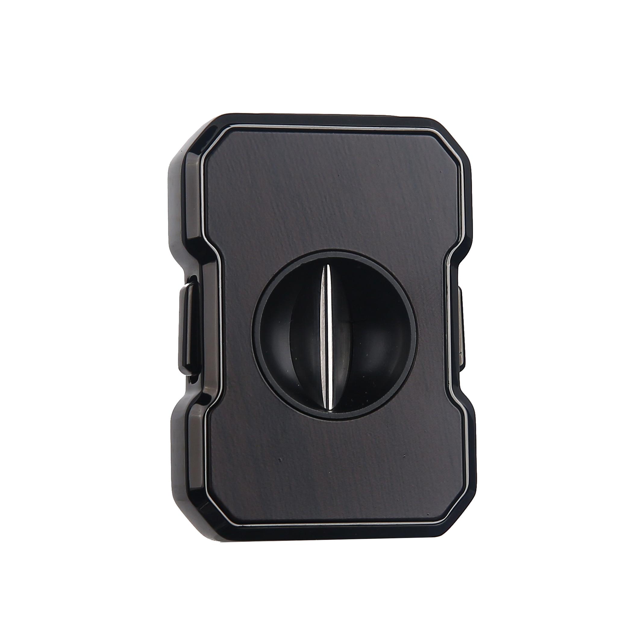 QUANTUM V-Cut Puro Kesici Gunmetal-Old-Wood