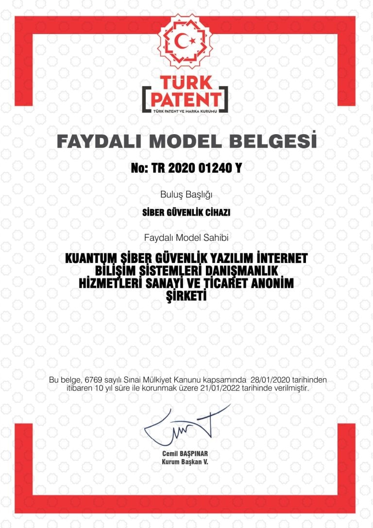 Faydali Model Belgesi