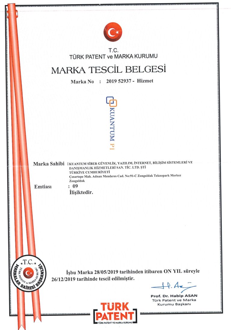 Marka Tescil Belgesi