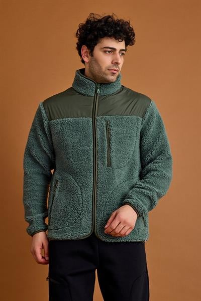 Scorp Orbit Erkek Casual Peluş Mont Haki