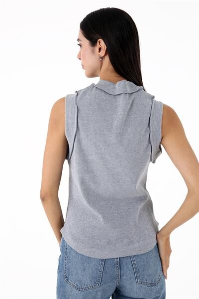 Scorp Outee Kadın Atlet Gri Melange