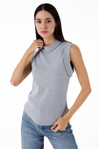 Scorp Outee Kadın Atlet Gri Melange