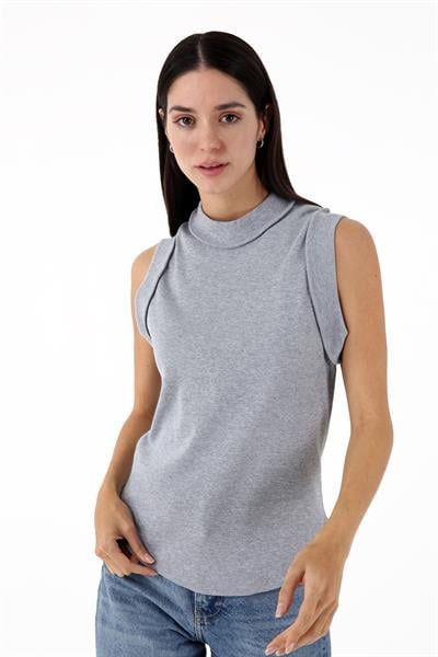 Scorp Outee Kadın Atlet Gri Melange