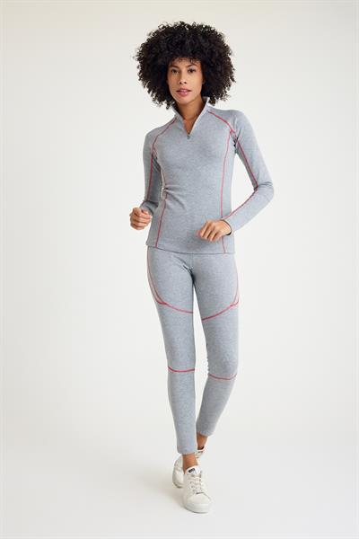 Scorp Thermo-Fit Extreme Kadın Termal Takım İçlik Alt Üst Kayak İçliği Gri
