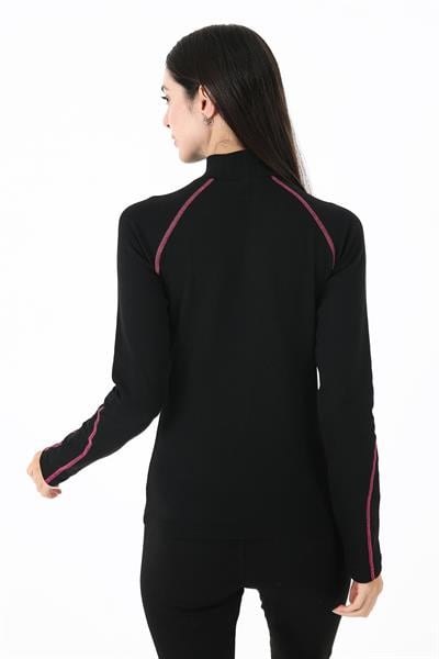 Scorp Thermo-Fit Kadın Termal İçlik Takım Alt Üst Kayak İçliği Siyah