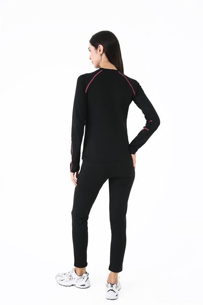 Scorp Thermo-Fit Kadın Termal İçlik Takım Alt Üst Kayak İçliği Siyah