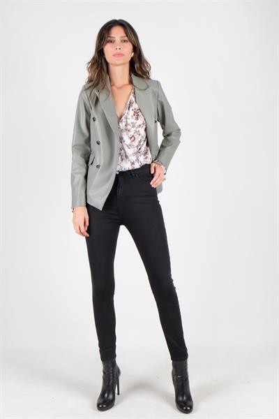 Anglade Strech  Denim  Pantolon SİYAH