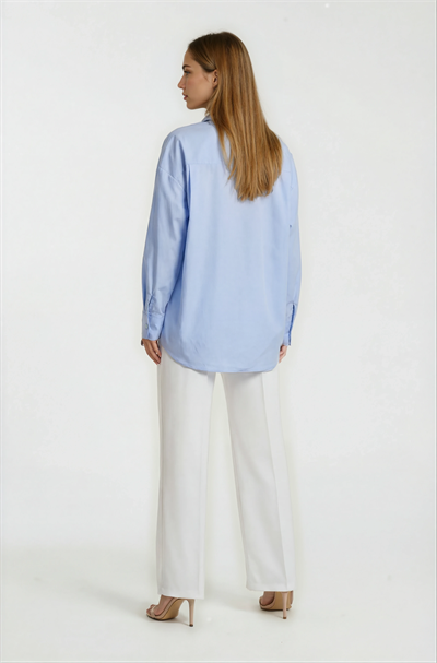 Antonina Oversize Gömlek AÇIK MAVİ
