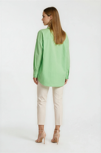 Antonina Oversize Gömlek AÇIK YEŞİL