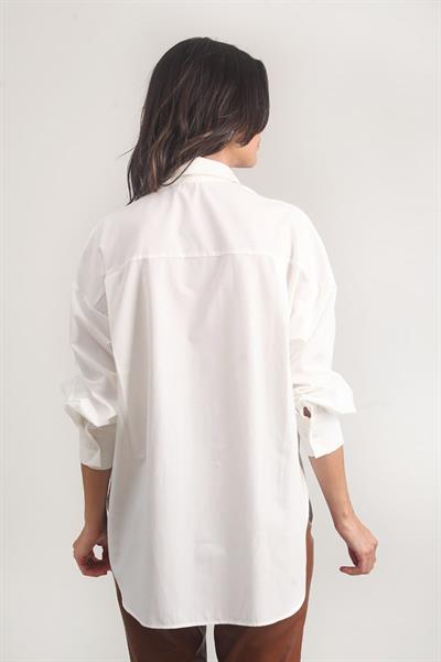 Antonina Oversize Gömlek EKRU