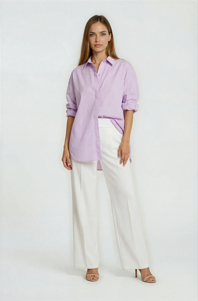 Antonina Oversize Gömlek LİLA
