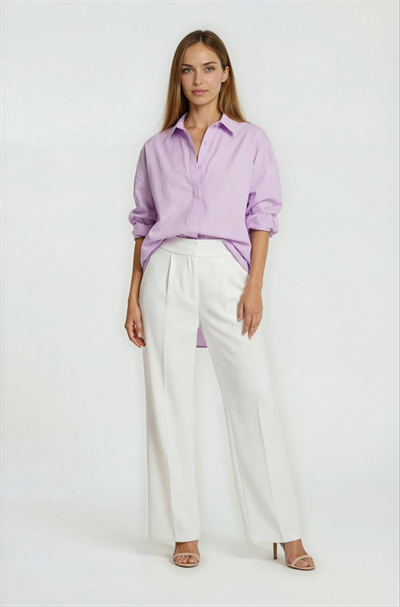 Antonina Oversize Gömlek LİLA