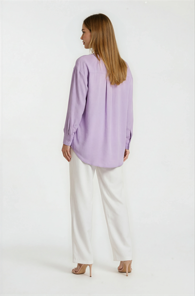 Antonina Oversize Gömlek LİLA