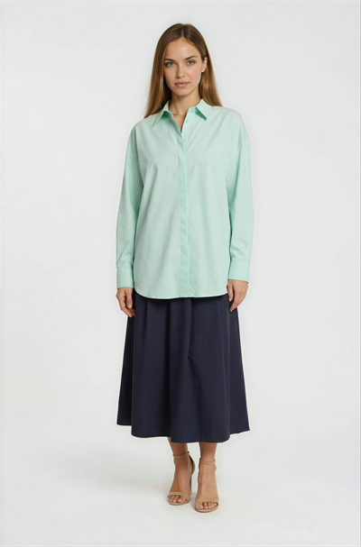 Antonina Oversize Gömlek MİNT