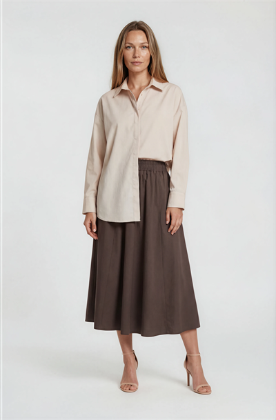 Antonina Oversize Gömlek TAŞ