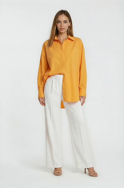 Antonina Oversize Gömlek TURUNCU