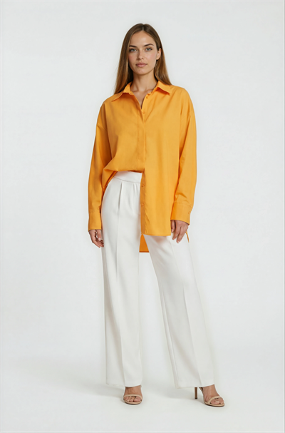Antonina Oversize Gömlek TURUNCU