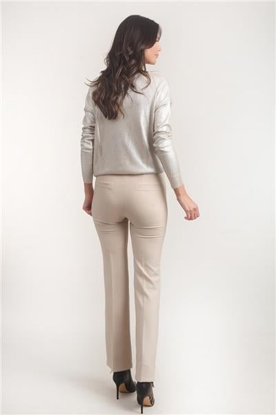 Ardengo Geniş Kemer İspanyol Paça Pantolon TAŞ