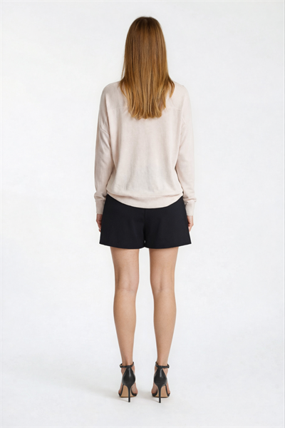 Asimetrik Kesim Şort Etek SİYAH