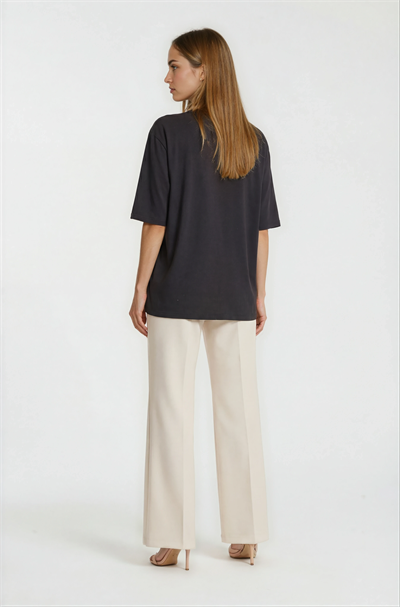 Bisiklet Yaka Kısa Kollu Basic KAHVE