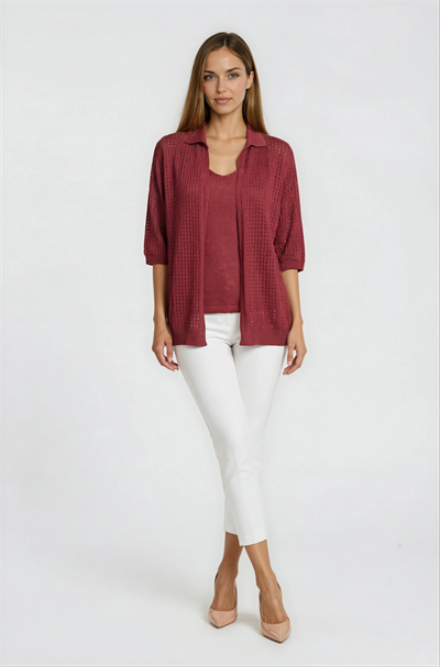 Capovilla Dar Paça Cepsiz Pantolon BEYAZ