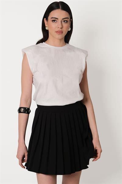 Caprioglio Vatkalı Kolsuz Basic EKRU