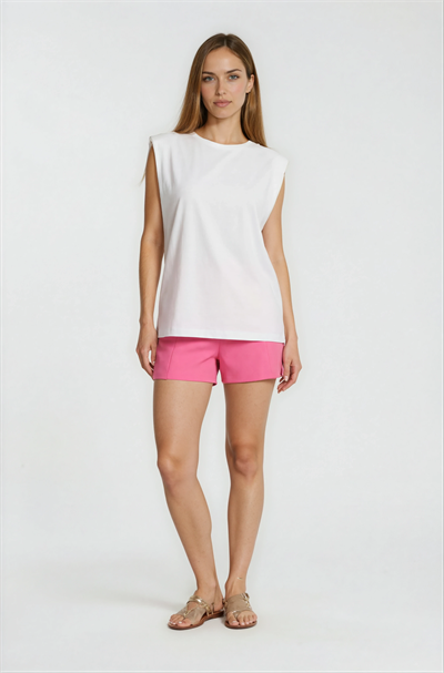 Caprioglio Vatkalı Kolsuz Basic EKRU