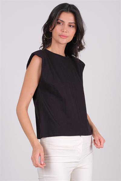 Caprioglio Vatkalı Kolsuz Basic SİYAH