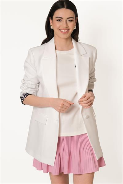 Ciro Pliseli Etek PEMBE