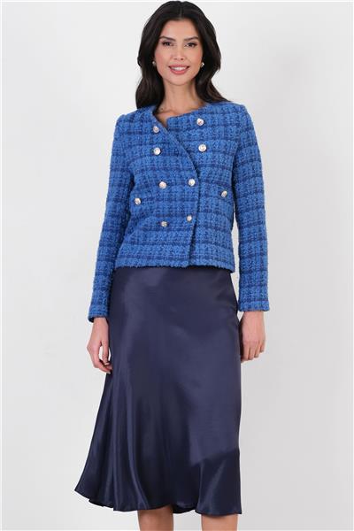 Clorinda Bel Lastikli Etek LACİVERT