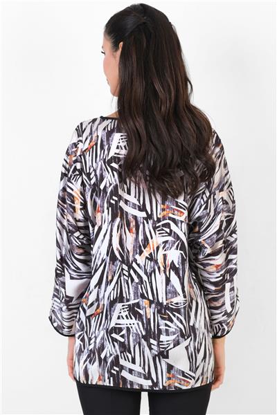 Consolina Yuvarlak Yaka Yarasa Kol Bluz SİYAH