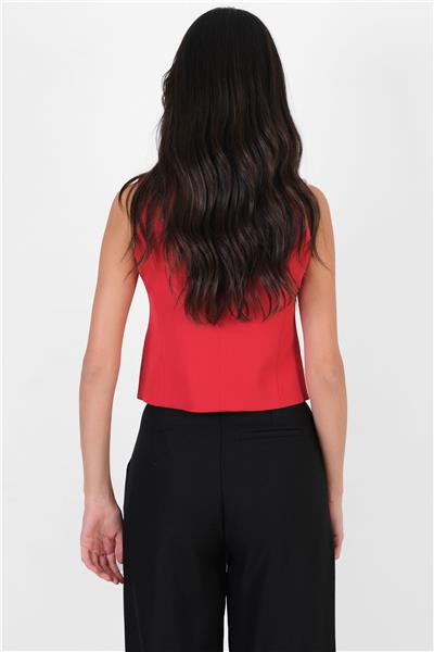 Corinta V Yaka Flota Cepli Yelek KIRMIZI