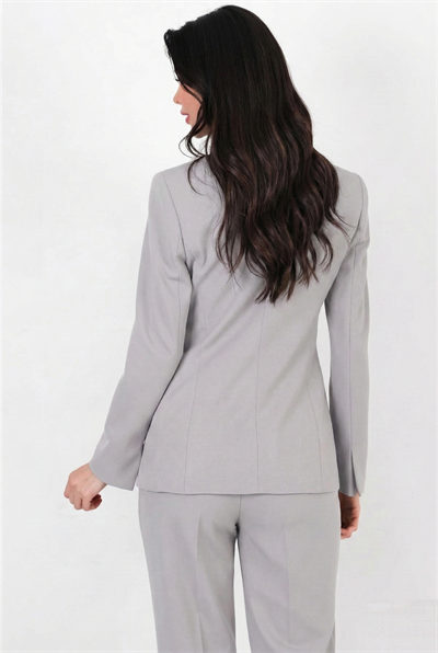 Cristano Mono Yaka Tek Düğme Ceket TAŞ