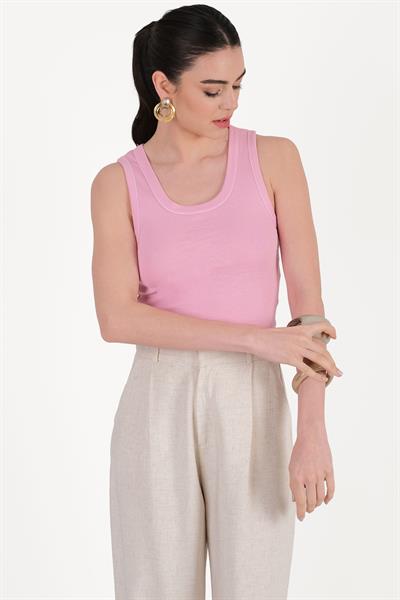 Danny U Uaka Kolsuz Bluz PEMBE