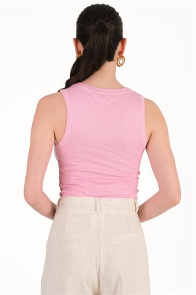 Danny U Uaka Kolsuz Bluz PEMBE