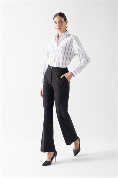 Didima Yüksek Bel Klasik Pantolon SİYAH