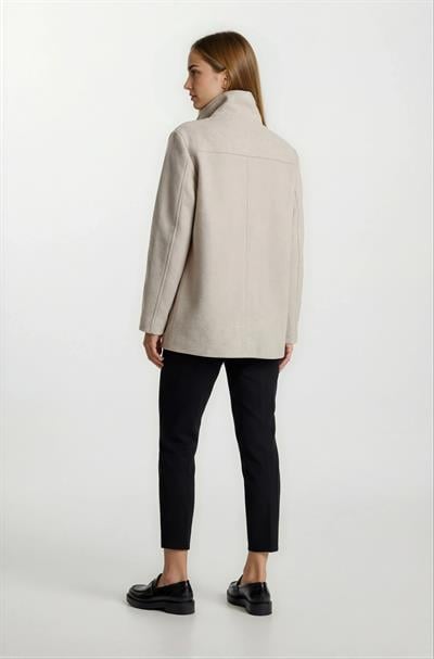 Dionilla Dik Yaka Kruvaze Mont TAŞ