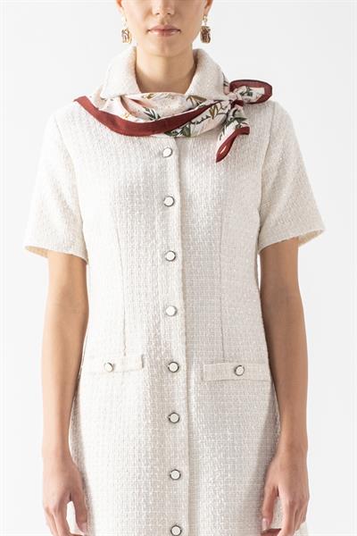 Dolcissima Desenli Fular PEMBE