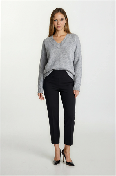 Dolorataı V Yaka Triko GRİ