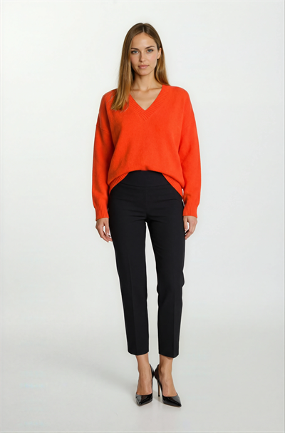 Dolorataı V Yaka Triko MERCAN