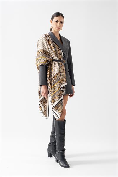 Dolorinda Desenli Şal HARDAL